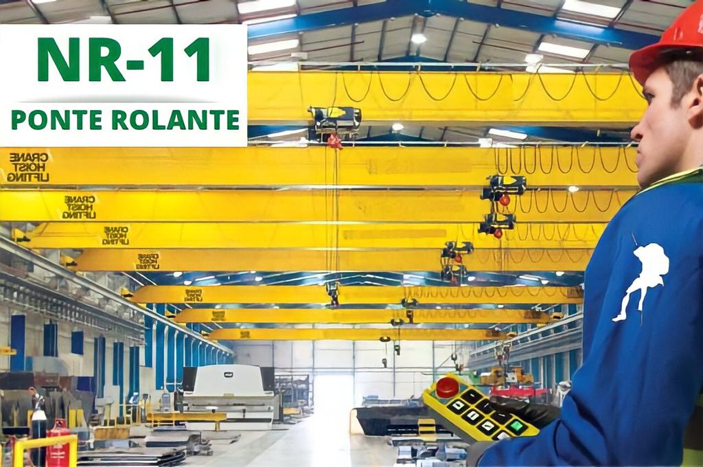 NR 11 – Operação de Ponte Rolante e Talha Elétrica – Teórico Reciclagem – 8 horas